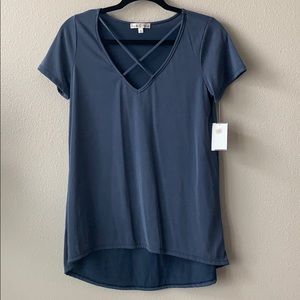 Casual Navy Top